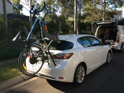 Lexus ct200h bike rack new arrivals