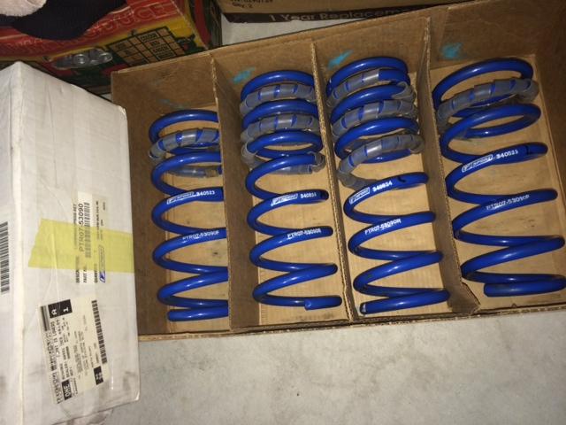 Springs removed from car and for sale. $800 Fsport springs and shock set.