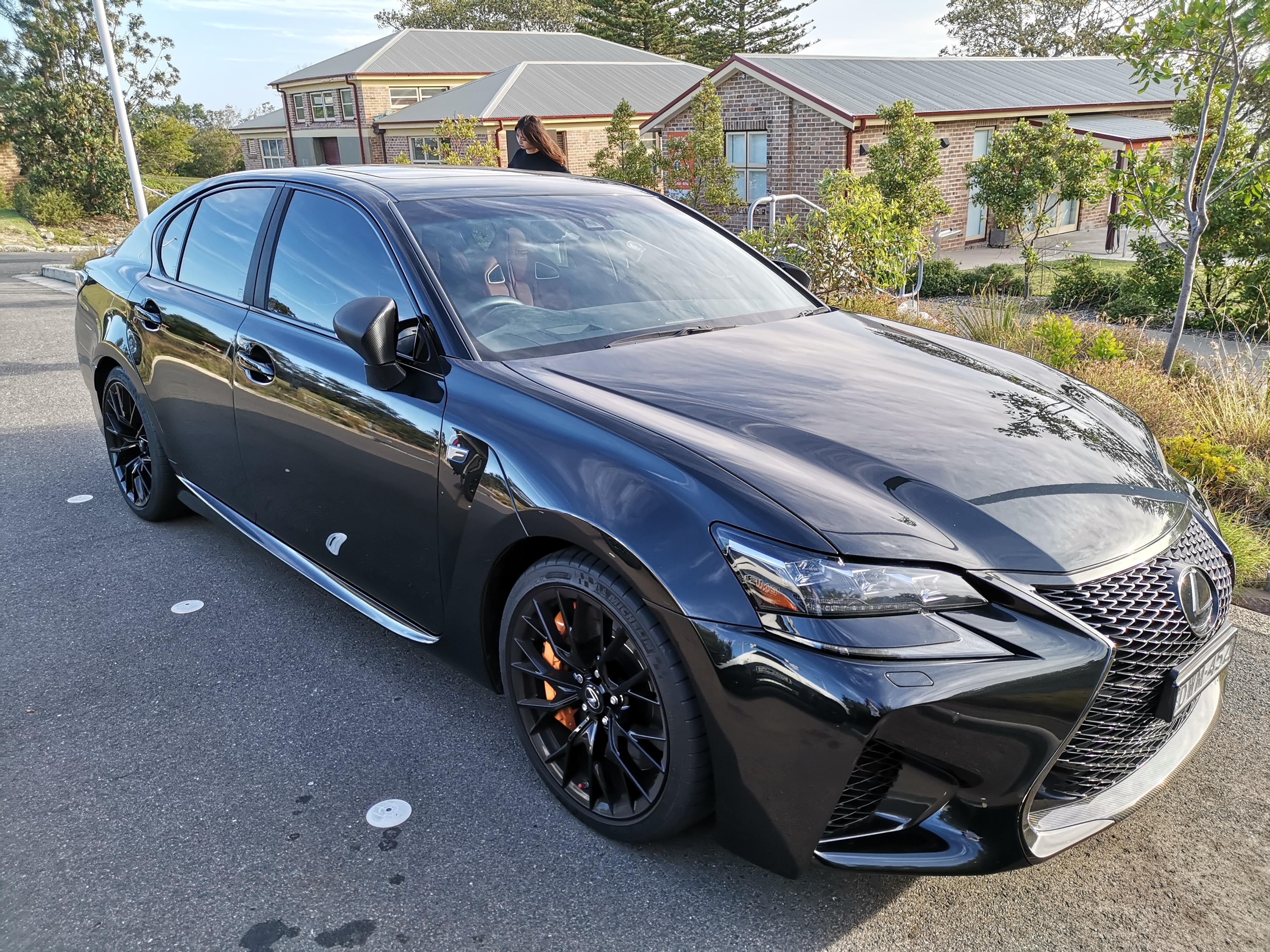 New member with my all black exterior GSF here Lexus GS
