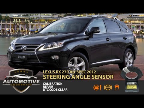 More information about "Video: Lexus RX 270 AU-spec 2012Steering Angle Sensor Calibration , Repair & DTC Code clear"