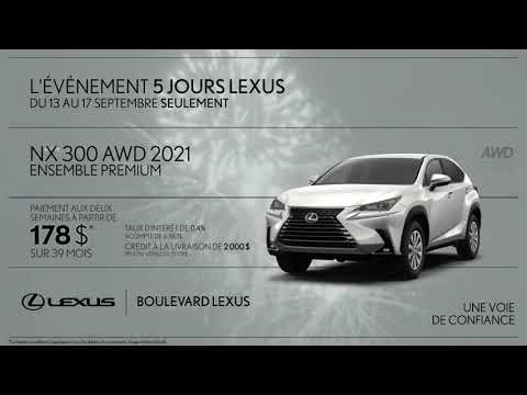 More information about "Video: Événement 5 jours de Lexus du 13 au 17 septembre! Profitez des meilleures offres"