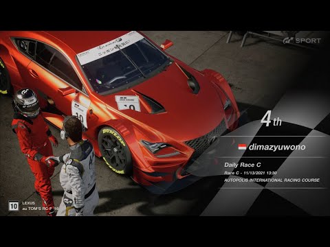 More information about "Video: GT SPORT | Daily Race C | Autopolis International Racing Course | Lexus Au Tom's RC F | 4K Gameplay"