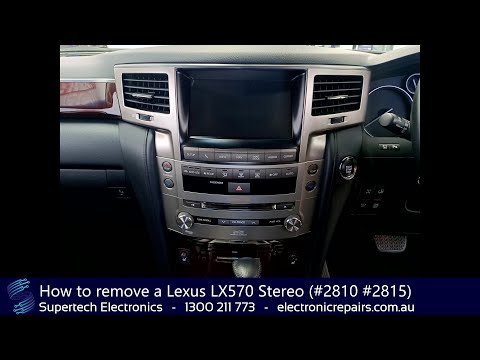 More information about "Video: How to remove a Lexus LX570 Stereo (#2810 #2815)"