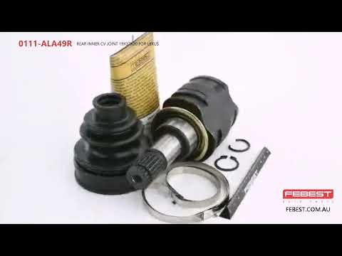 More information about "Video: 0111-ALA49R REAR INNER CV JOINT 19X37X20 FOR LEXUS"