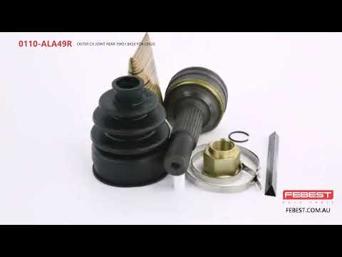 More information about "Video: 0110-ALA49R OUTER CV JOINT REAR 19X51.8X26 FOR LEXUS"