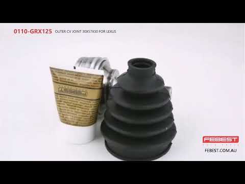 More information about "Video: 0110-GRX125 OUTER CV JOINT 30X57X30 FOR LEXUS"