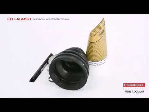 More information about "Video: 0115-ALA49RT BOOT INNER CV JOINT KIT 58X76X17 FOR LEXUS"