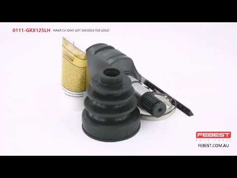 More information about "Video: 0111-GRX125LH INNER CV JOINT LEFT 30X35X23 FOR LEXUS"
