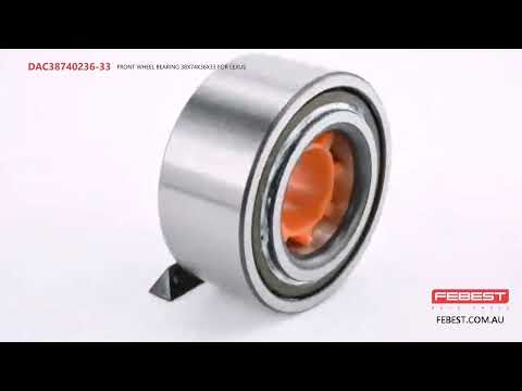 More information about "Video: DAC38740236-33 FRONT WHEEL BEARING 38X74X36X33 FOR LEXUS"