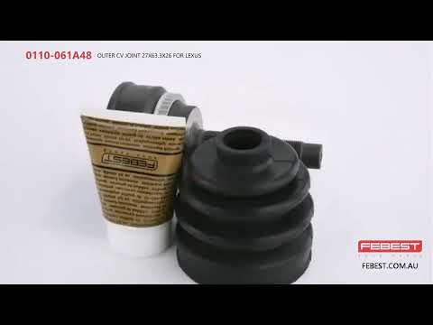 More information about "Video: 0110-061A48 OUTER CV JOINT 27X63.3X26 FOR LEXUS"