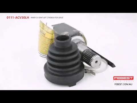 More information about "Video: 0111-ACV30LH INNER CV JOINT LEFT 27X50X24 FOR LEXUS"