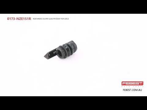 More information about "Video: 0173-NZE151R REAR BRAKE CALIPER SLIDE PIN BOOT FOR LEXUS"