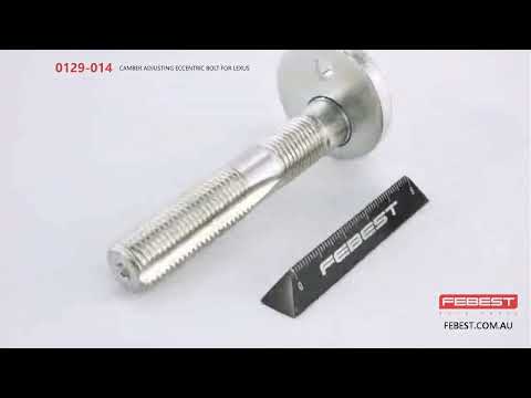 More information about "Video: 0129-014 CAMBER ADJUSTING ECCENTRIC BOLT FOR LEXUS"