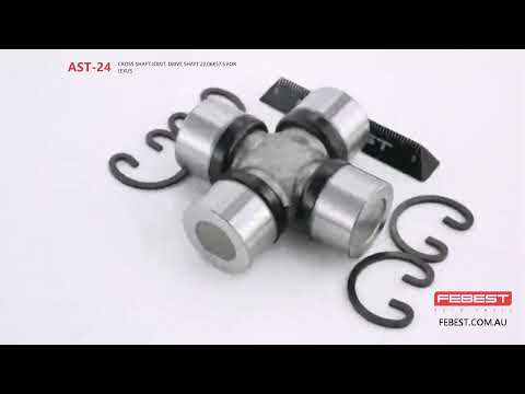 More information about "Video: AST-24 CROSS SHAFT JOINT, DRIVE SHAFT 22.06X57.5 FOR LEXUS"