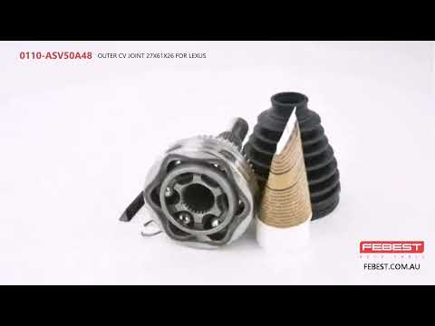 More information about "Video: 0110-ASV50A48 OUTER CV JOINT 27X61X26 FOR LEXUS"