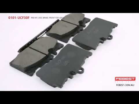 More information about "Video: 0101-UCF30F PAD KIT, DISC BRAKE, FRONT FOR LEXUS"