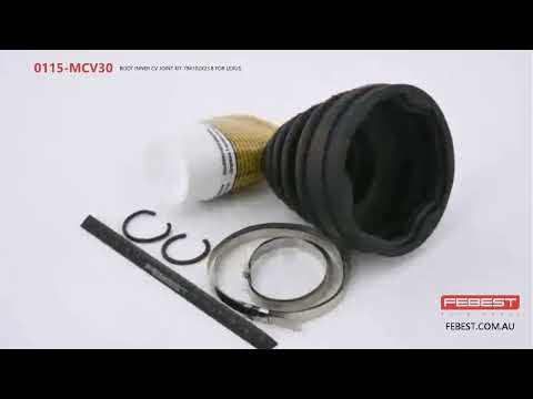More information about "Video: 0115-MCV30 BOOT INNER CV JOINT KIT 79X102X23.8 FOR LEXUS"