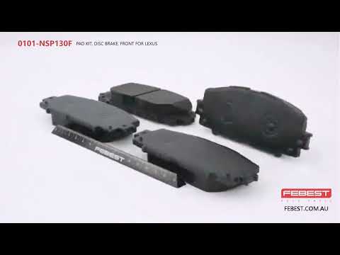 More information about "Video: 0101-NSP130F PAD KIT, DISC BRAKE, FRONT FOR LEXUS"