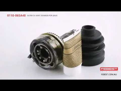 More information about "Video: 0110-065A48 OUTER CV JOINT 25X56X26 FOR LEXUS"