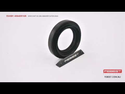 More information about "Video: 95HBY-40640916R DRIVE SHAFT OIL SEAL 40X64X9X15.6 FOR LEXUS"