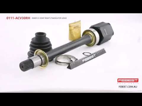 More information about "Video: 0111-ACV30RH INNER CV JOINT RIGHT 27X40X24 FOR LEXUS"