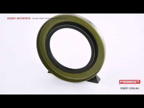 More information about "Video: 95GDY-48730707X OIL SEAL FRONT HUB 46.15X73.1X7X7 FOR LEXUS"