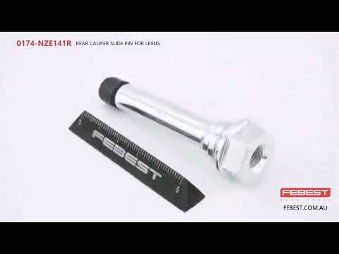 More information about "Video: 0174-NZE141R REAR CALIPER SLIDE PIN FOR LEXUS"