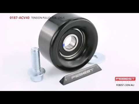 More information about "Video: 0187-ACV40 TENSION PULLEY FOR LEXUS"