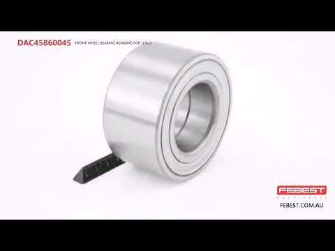 More information about "Video: DAC45860045 FRONT WHEEL BEARING 45X86X45 FOR LEXUS"