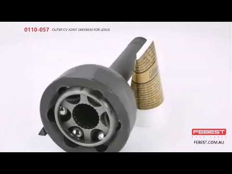 More information about "Video: 0110-057 OUTER CV JOINT 24X59X30 FOR LEXUS"