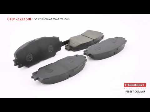 More information about "Video: 0101-ZZE150F PAD KIT, DISC BRAKE, FRONT FOR LEXUS"