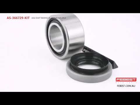 More information about "Video: AS-366729-KIT AXLE SHAFT BEARING 36.2X67X29 FOR LEXUS"