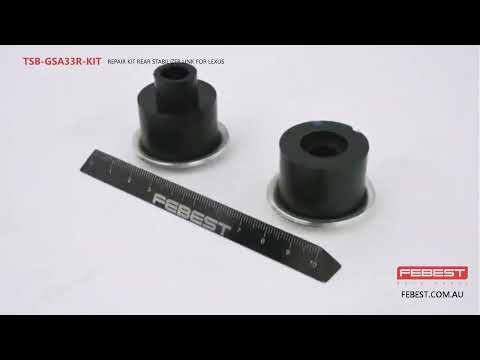 More information about "Video: TSB-GSA33R-KIT REPAIR KIT REAR STABILIZER LINK FOR LEXUS"