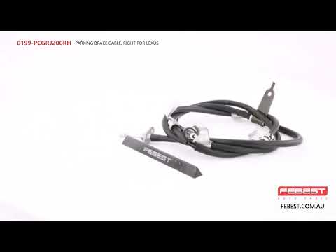 More information about "Video: 0199-PCGRJ200RH PARKING BRAKE CABLE, RIGHT FOR LEXUS"