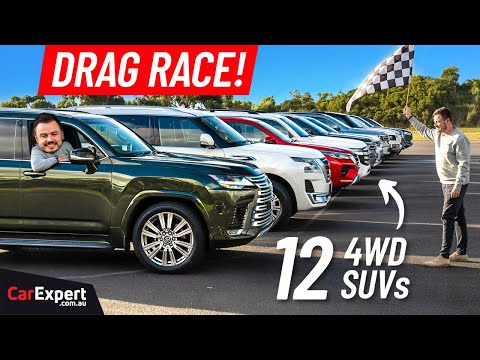 More information about "Video: BIGGEST SUV drag race! Lexus LX v LandCruiser v Patrol v Everest v Defender...12 SUVs go racing!"