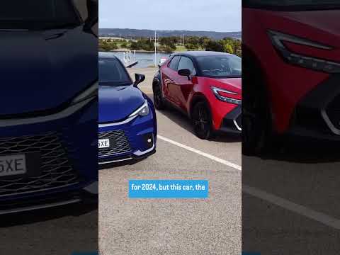 More information about "Video: A few differences between the Toyota C-HR GR Sport and the Lexus LBX Sports Luxury. #carsales"